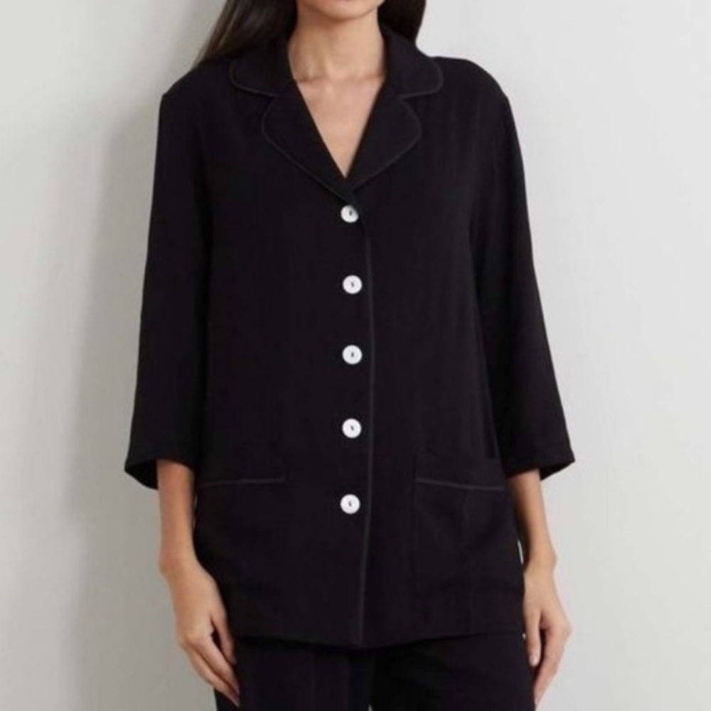 Sleeper Black Pajama Top